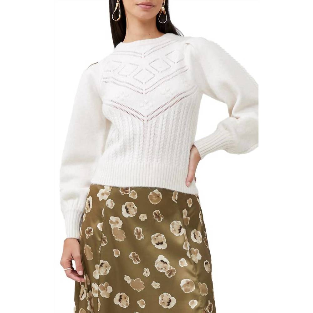 NEW FRENCH CONNECTION kitty jumper sweater in oatmeal